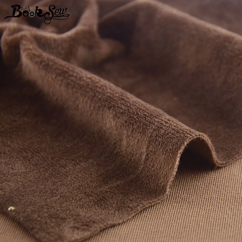 Booksew мягкая вельбоа плюшевая ткань тела 50x162 см для Подушка DIY обувь игрушки кукла зимняя одежда постельное белье швейный материал Tissus