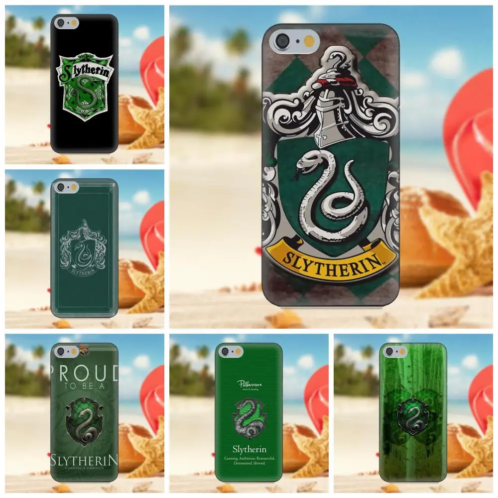 Oedmeb Slytherin Дизайн Мягкий Новый стиль уникальный для iPhone X 4S 5S 5C SE 6S 7 8 Plus Galaxy Note 5 6 S9 +