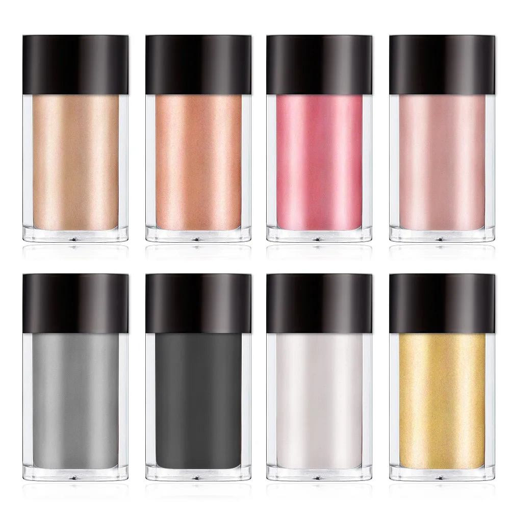 Блестящие тени для век 1PC с металлическим блеском цвета Одиночная Палетка