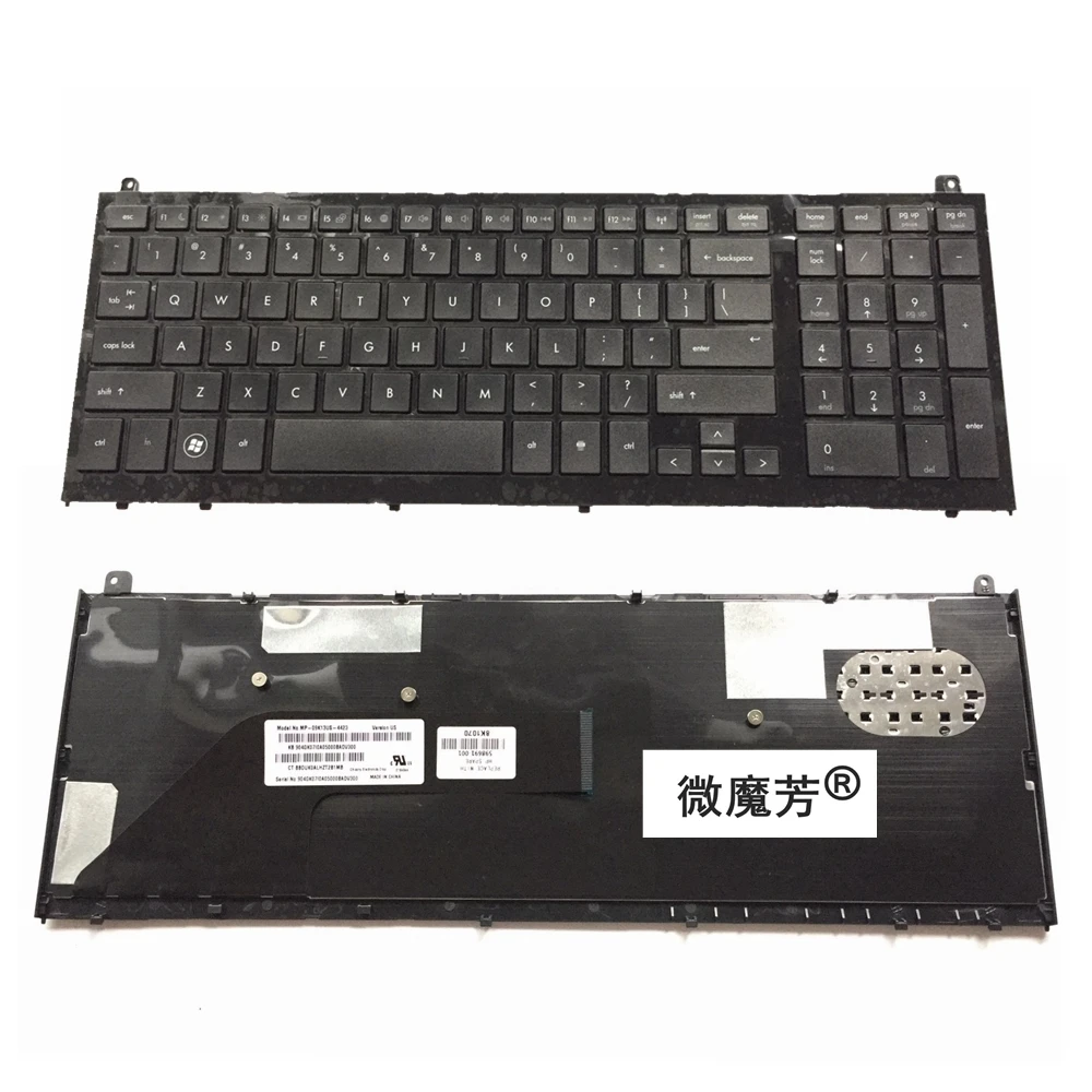 Английская клавиатура для ноутбука HP для ProBook 4520 S 4520 4525 S 4525 US с рамкой