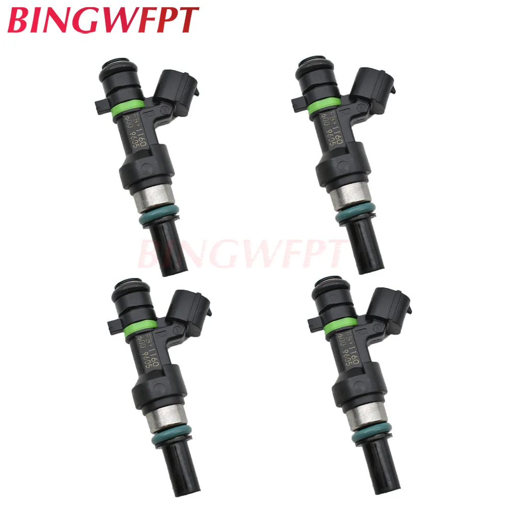 Топливные инжекторы 4x 16600-ED000 FBY1160 для Nissan Versa 1.6L L4 2009-2011 Tiida 1 6 NV200 HR16 Sylphy Citroen Triumph |