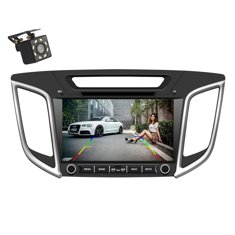2 Din Автомобильный Радио DVD GPS навигация плеер для Hyundai Creta IX25 2014 2015 2016 2017 2018