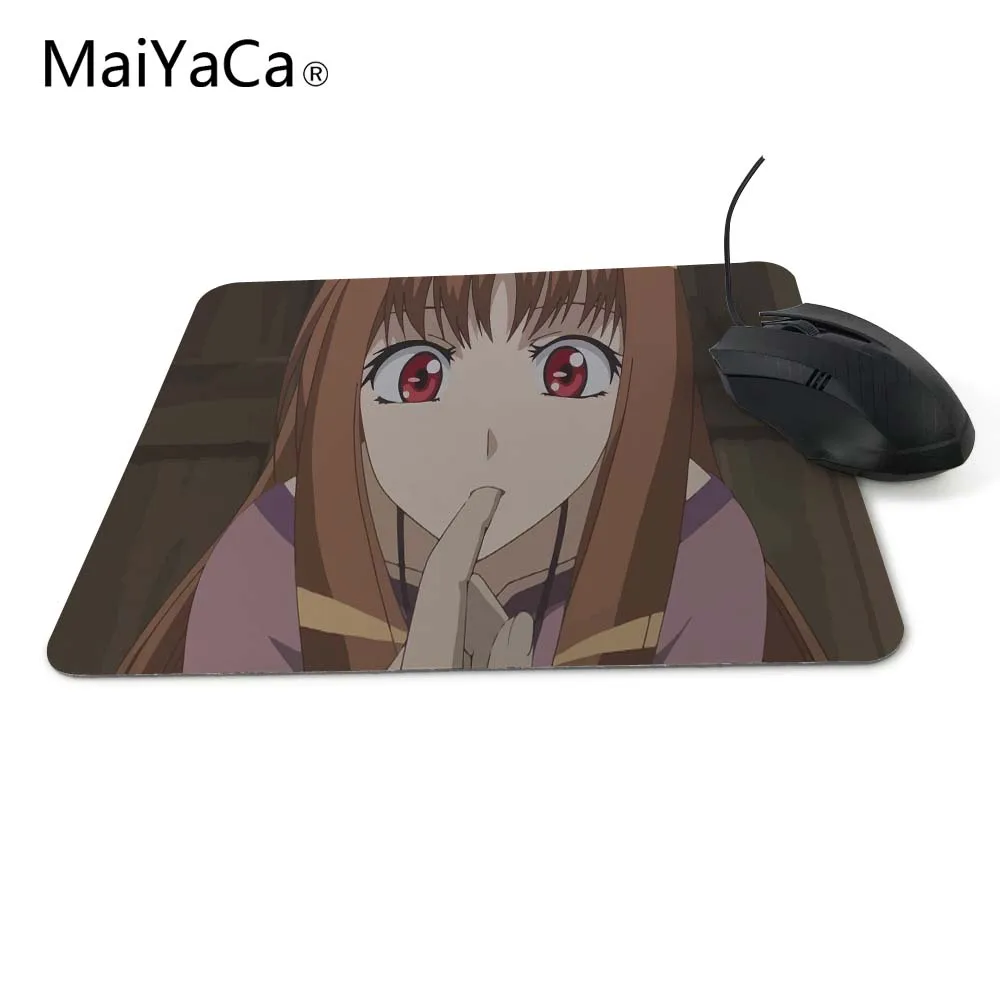 Игровой прямоугольник Spice And Wolf Horo Ii силиконовый износостойкий коврик для мыши 180*220 мм 200*250 мм или 250*290 мм