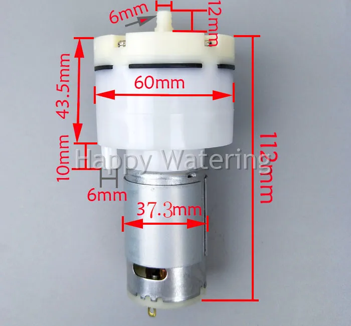 12 V/24 V DC 100KPA воздушный компрессор мини Вакуумный насос-50Kpa вакуумным отсосом, 15L/мин воздушный поток