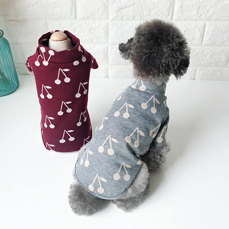 Хлопковая футболка с принтом Чихуахуа летняя одежда для собак французский