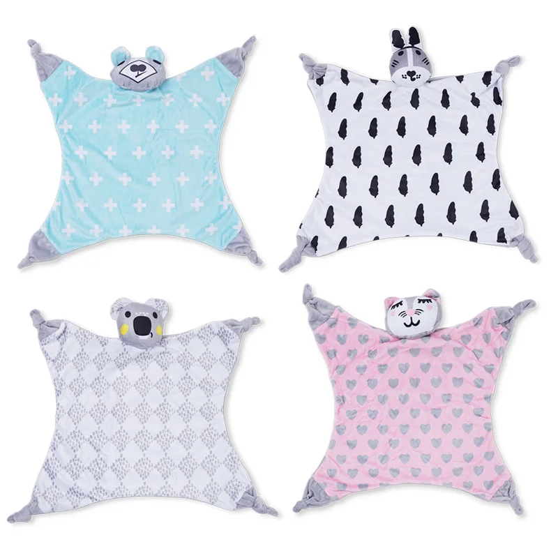 Educational Plush Toys Soothe Towel Newborn Baby Animal shape Infant Gift Soft Appease |