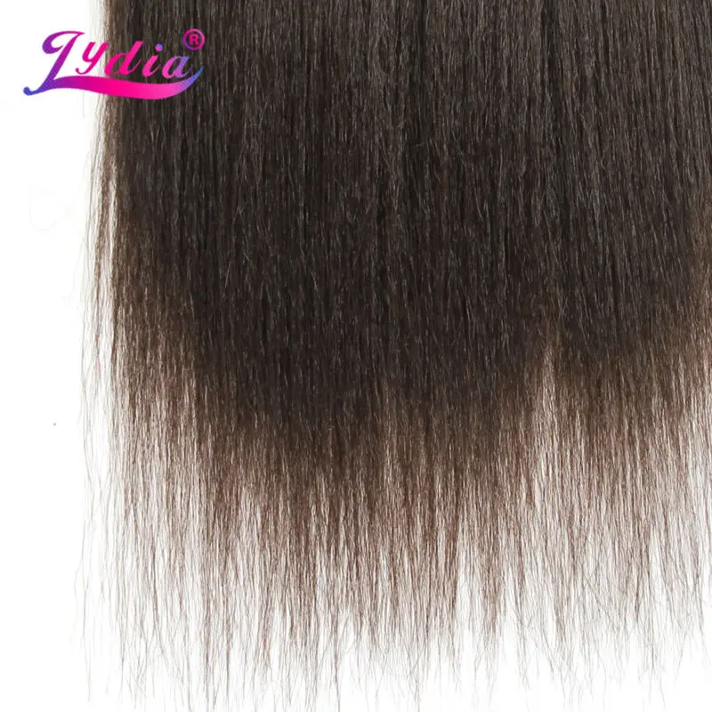 Lydia для женщин курчавые прямые волнистые синтетические накладные волосы 12 22
