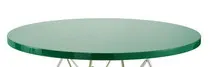 Green Round Детский стол, современный классический детский обеденный стол, МДФ, детский стол для отдыха, детский стол для обучения, с деревянными ножками, боковой стол, чайный стол - Цвет: Green Round