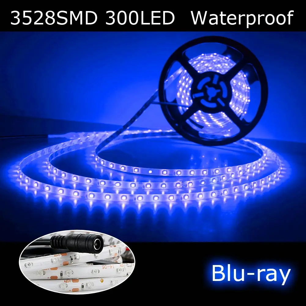 Светодиодная водонепроницаемая гибкая ленсветильник 2019 DC 5 м 3528 SMD 300