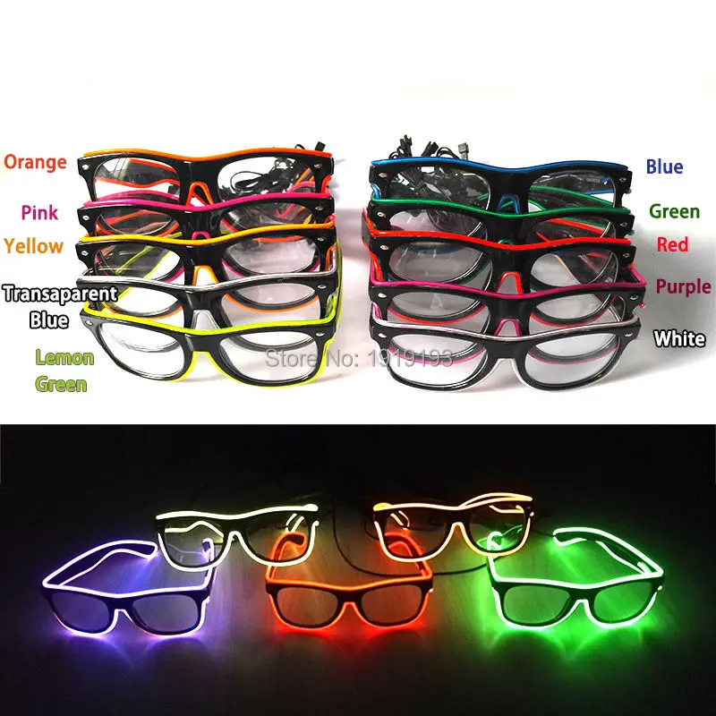 Популярные светодиодные неоновые светящиеся стекла 20 типов для украшения