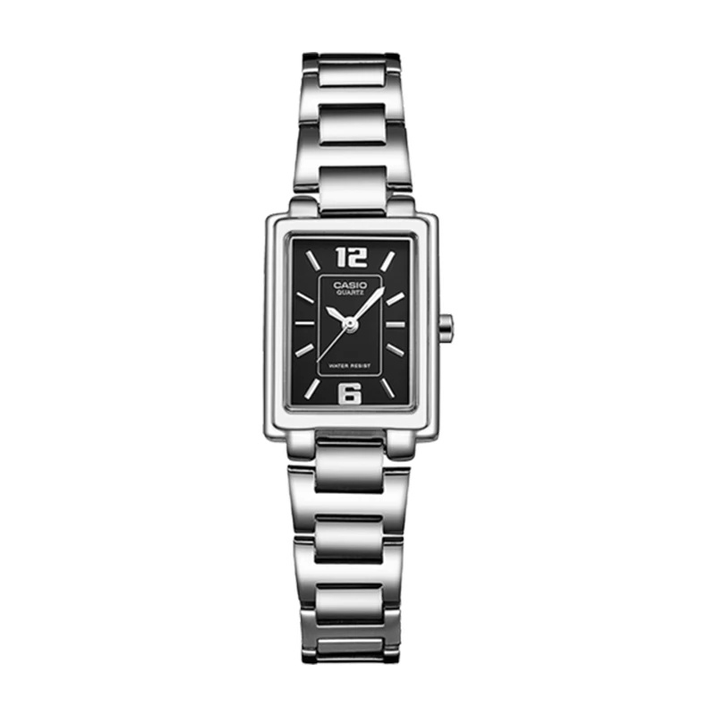 Casio Часы Для женщин Элитный бренд часы Кварцевые наручные часы модные Повседневное полный Сталь Часы Relogio feminino LTP-1238D-7A - Цвет: LTP-1238D-1A