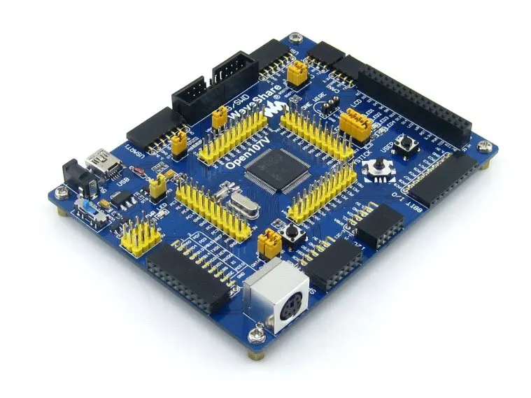 Плата STM32 STM32F107VCT6 STM32F107 ARM плата для Cortex M3 + PL2303 USB UART Комплект модуля # Open107V Standard|arm