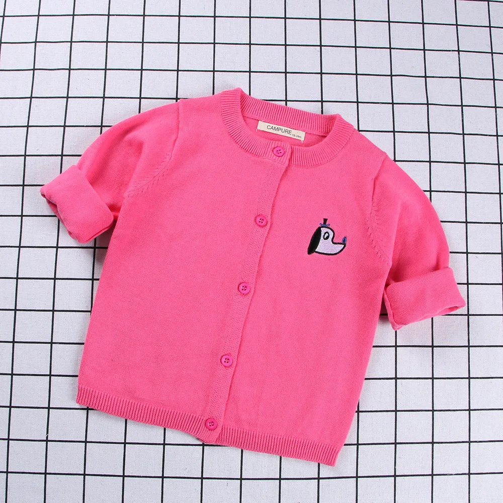 1-6Y Children Sweater Coat Cartoon Dog Kids Knitted Jacket Spring Autumn Boys Girls Cardigan Toddler Clothes BC223 | Детская одежда и