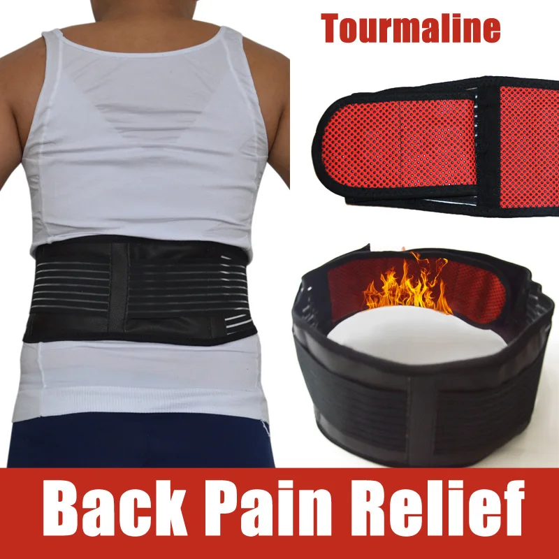

Adjustable Tourmaline Self-heating Magnetic Therapy Waist Lumbar Support Belt Training Back Orthopedic Posture Corrector Corsets