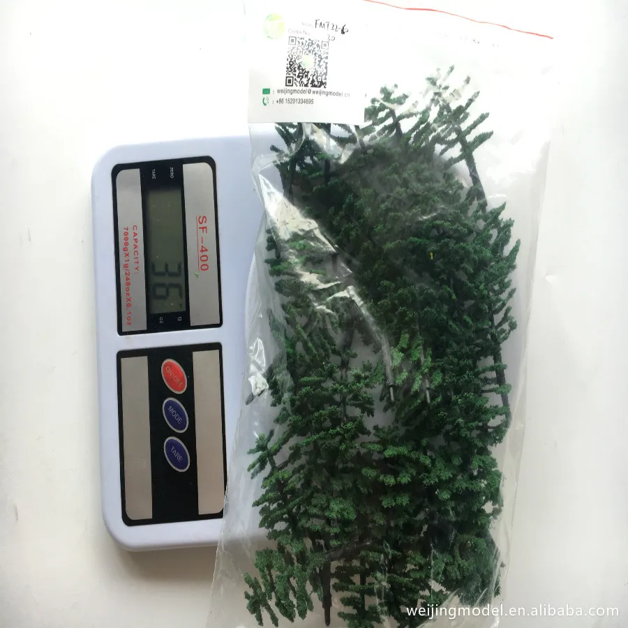 

100pcs/lot Architecture N Scale Model Green Tree In 6cm For Ho Train Layout Landscape And Kits Toy Christmas Tree