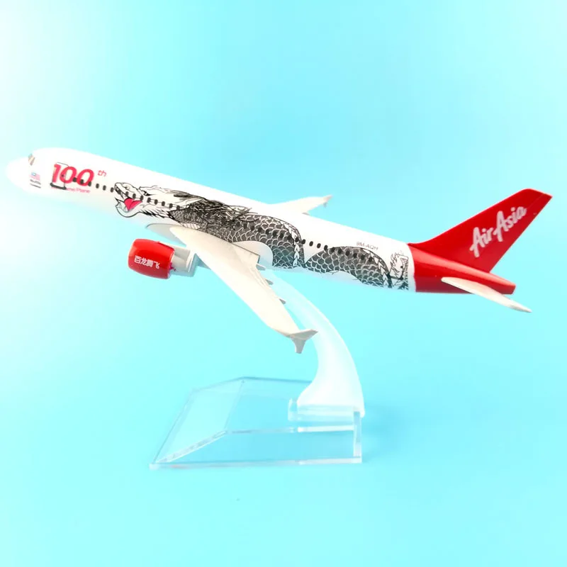 Модель самолета JASON TUTU 16 см модель Air Asia аэробус 320 1:400 Литые металлические