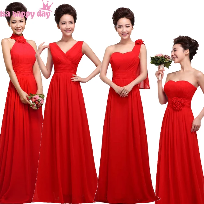 

4 style princess girls long lace up adult girls chiffon bridesmaid party dresses sweetheart images red bridesmaids dress gown