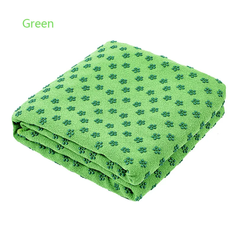 Green 183*63 см Нескользящие Коврик для йоги крышка Полотенца нескользящие микрофибры Йога Полотенца одеяла для пилатес коврики для фитнеса и йоги Indoor Фитнес - Цвет: Green