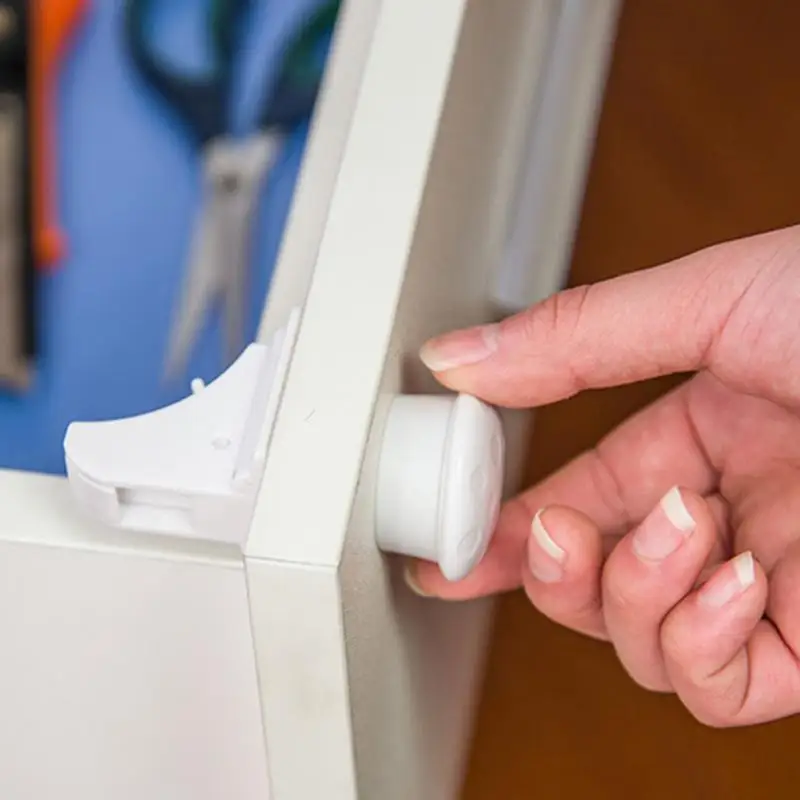 Популярный Магнитный детский шкаф безопасности замки Детские магнитные ящики