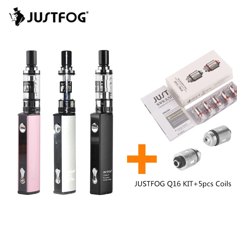 Оригинальный стартовый набор Justfog Q16 900mah литий ионная батарея переменное
