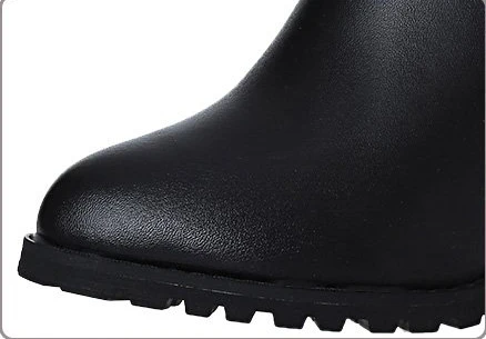 Aleafalling/женские ботинки изящная простая обувь на молнии с пряжкой кожаная высоком