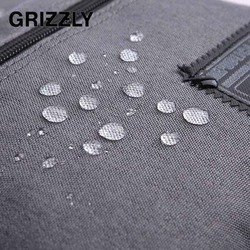 GRIZZLY мужской холщовый рюкзак рюкзаки повседневные Mochila многофункциональные