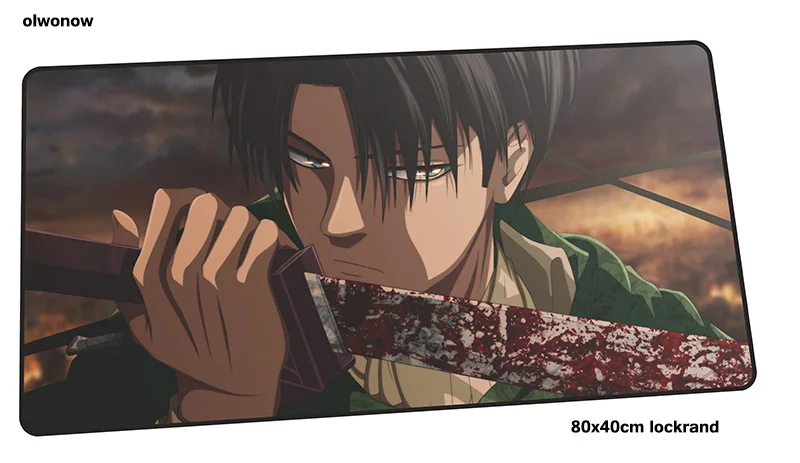 Size 800x400x3mm Коврик для мыши attack on titan 800x400x3 мм 3d игровой коврик для геймера модная игровая компьютерная настольная клавиатура со встроенной мышью большие игровые коврики - Цвет: Size 800x400x3mm
