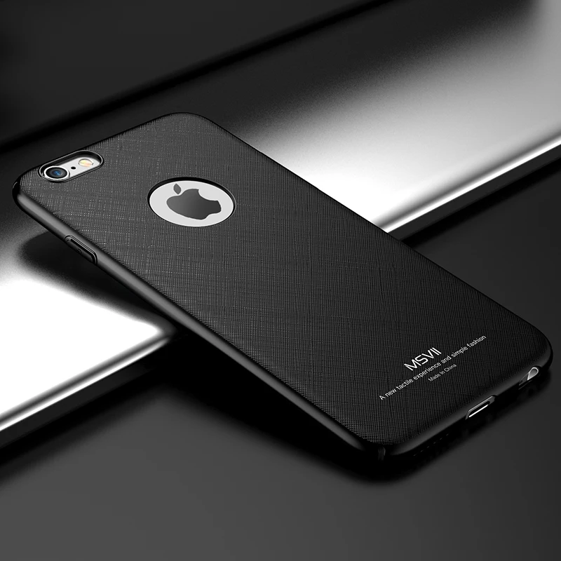 Модный нескользящий жесткий пластиковый чехол с крестиком для iPhone 6 6s Plus матовый