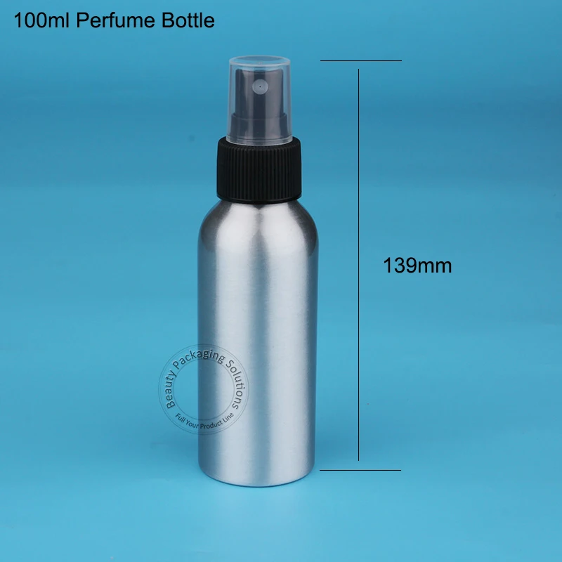 20 шт./лот оптовая продажа пустые алюминиевые флаконы для духов объемом 100 мл