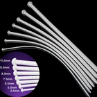 Расширители уретры уретральные зонды 4,5 мм-11,5 мм белый мужской силиконовый Катетер пениса зажигания Растяжка прибор целомудрия