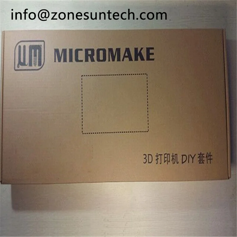 ZONESUN 3D MICROMAKE Принтер шкив версия DIY обучения комплект литья под давлением Delta