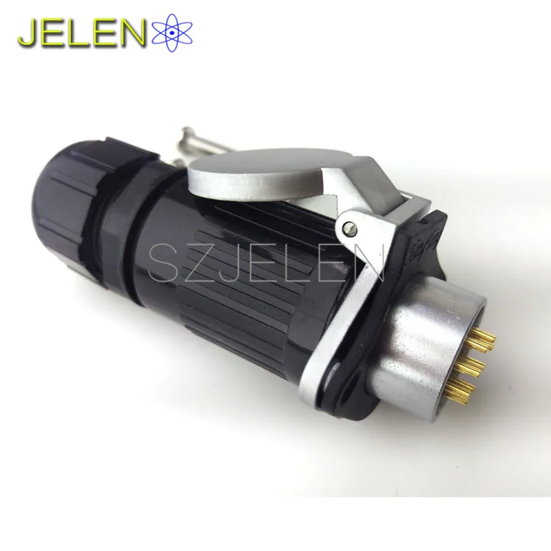 Водонепроницаемый 9-контактный разъем HE20 промышленный водонепроницаемый кабеля