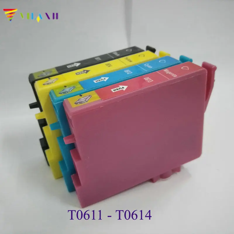 Vilaxh T0611 T0614 чернильный картридж для epson Stylus DX3800 DX4850 D68 D88 DX3850 DX4200 DX4250 DX4800 картриджи