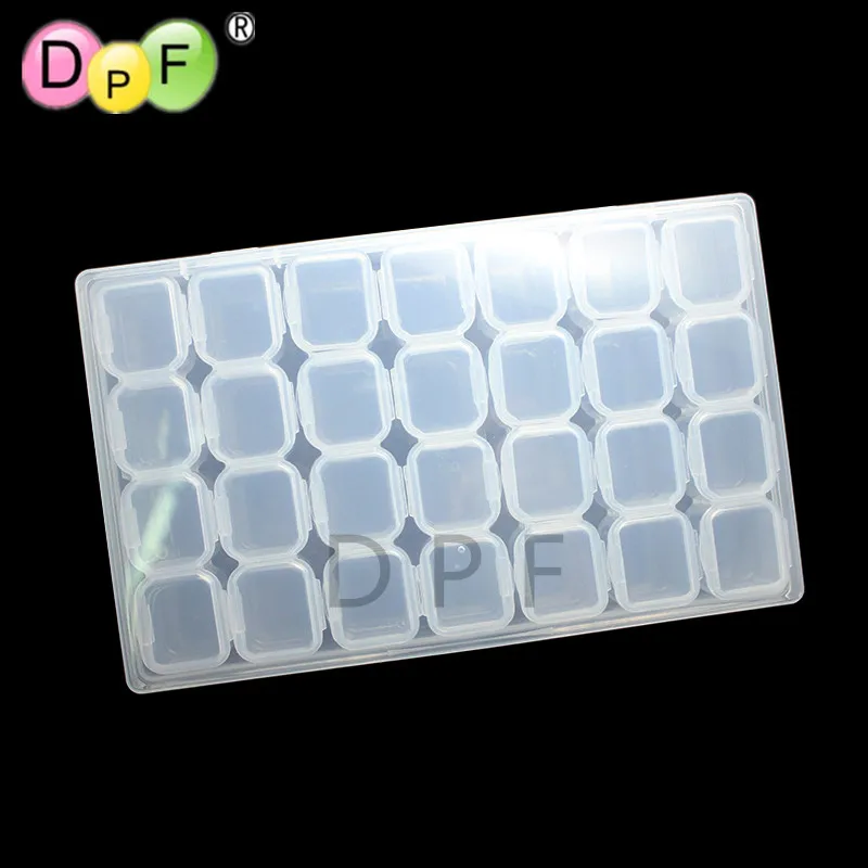 [Бриллиантовое искусство] 28 ячеек круглые и полные бриллианты инструмент для