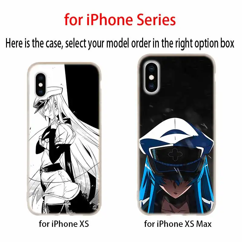 Esdeath художественный чехол силиконовый мягкий для iPhone 12 11 Pro X XS Max XR 6 6S 7 8 plus 5S SE Мини