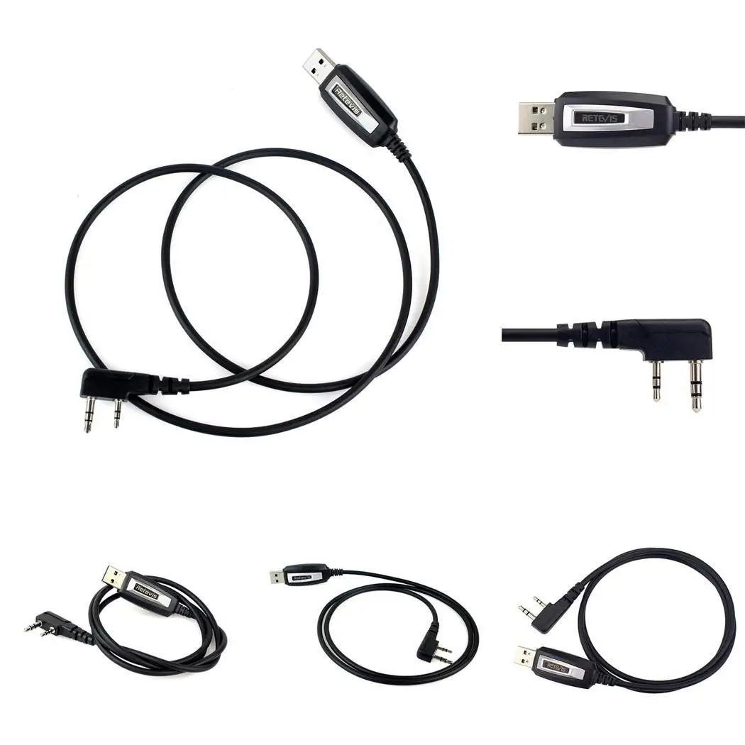 2Pin USB Кабель для программирования UV5R 888 S RETEVIS H777 RT22 Walkie Talkie | Детали и аксессуары