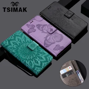 Tsimak Wallet Case For Xiaomi MI 10 9 8 Lite MI8 MI9 SE MI10 9T CC9 CC9E Pro Flip PU Leather Card Po in India