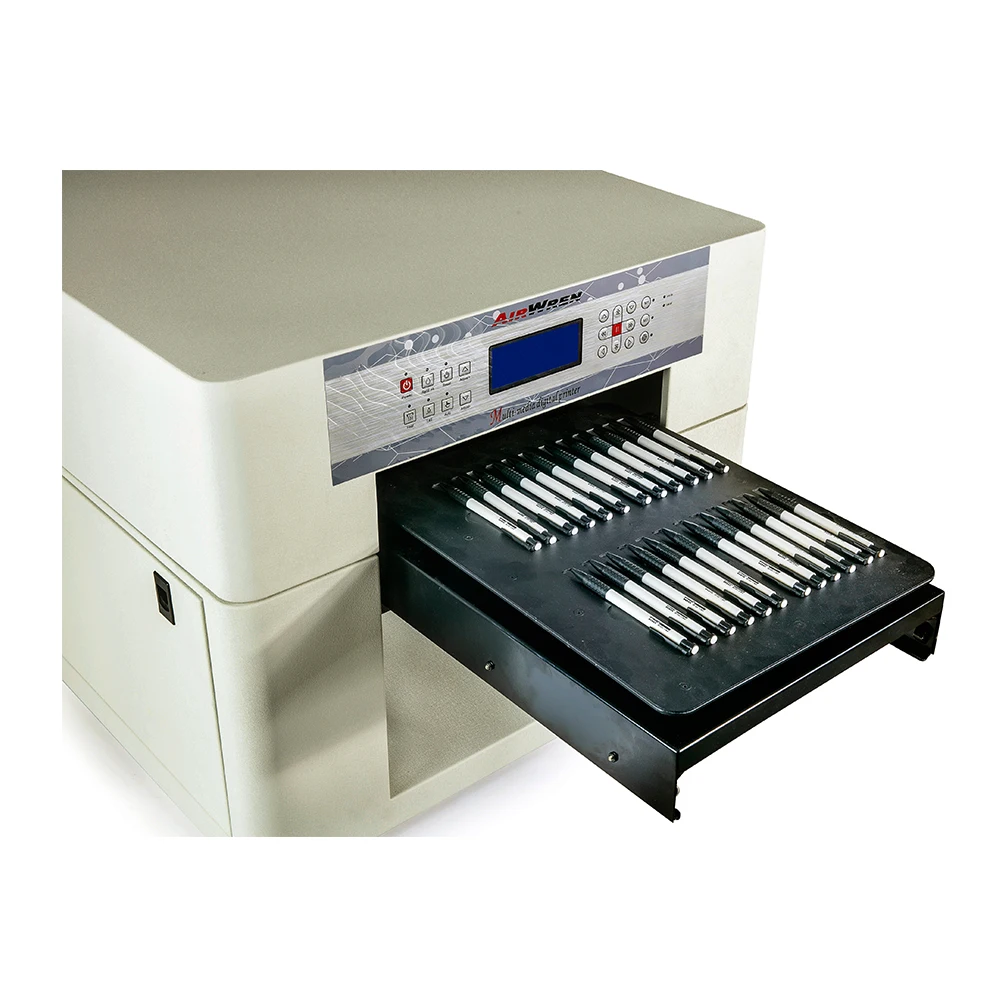 Print cylinder directly airwren white AR-LED Mini4 add height and lenght shell earring printing machine uv printer