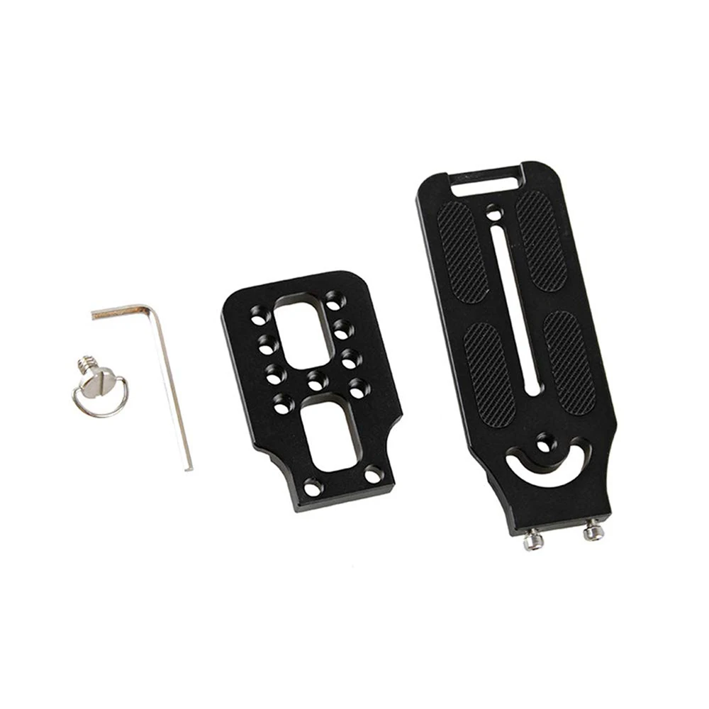L Bracket Plate Quick Release универсальный вертикальный съемка L пластина Кронштейн Держатель для Canon Nikon Pentax Fujifilm Dji Ronin S zhiyun Crane2 v2 - Цвет: L Bracket Plate
