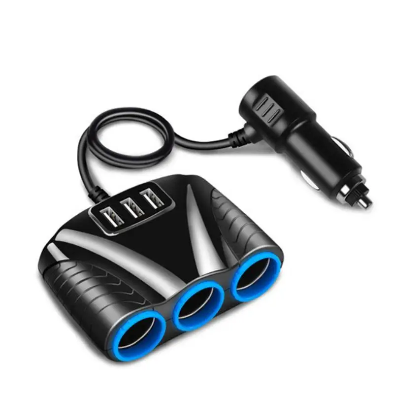 Адаптер для прикуривателя с несколькими портами USB автомобильное зарядное