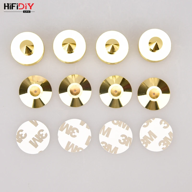 HIFIDIY LIVE M25* 20 4 комплекта или 4 шт спикер Подставка для ног коврик для ног цинковый сплав металл(не чистая медь) Шипы Конус пол ноготь