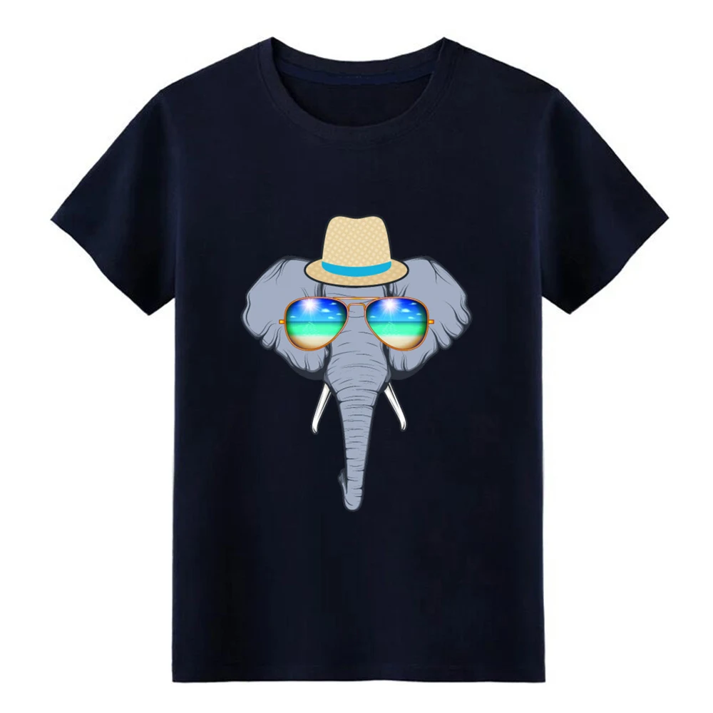 Крутая хипстерская футболка со слоном подарки Мужская Дизайнерская хлопковая