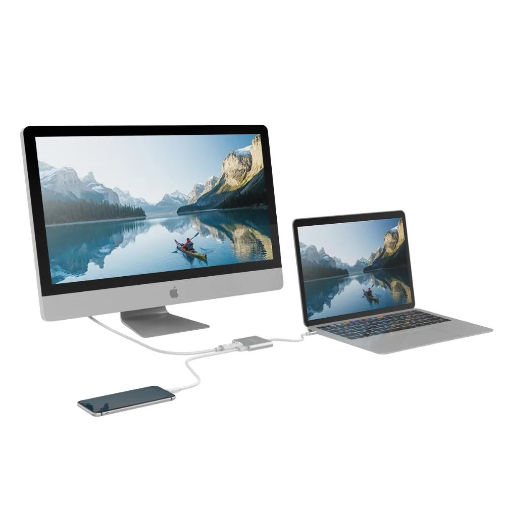 TUTUO USB 3 1 Type C к HDMI адаптер 4K 0 концентратор кабель Быстрый PD зарядный порт для
