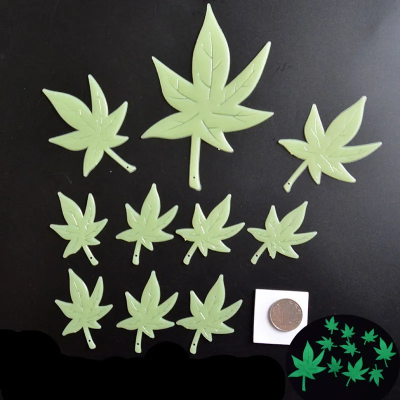 1 комплект световой кленовые листья Стикеры красивые 3D DIY Книги по искусству