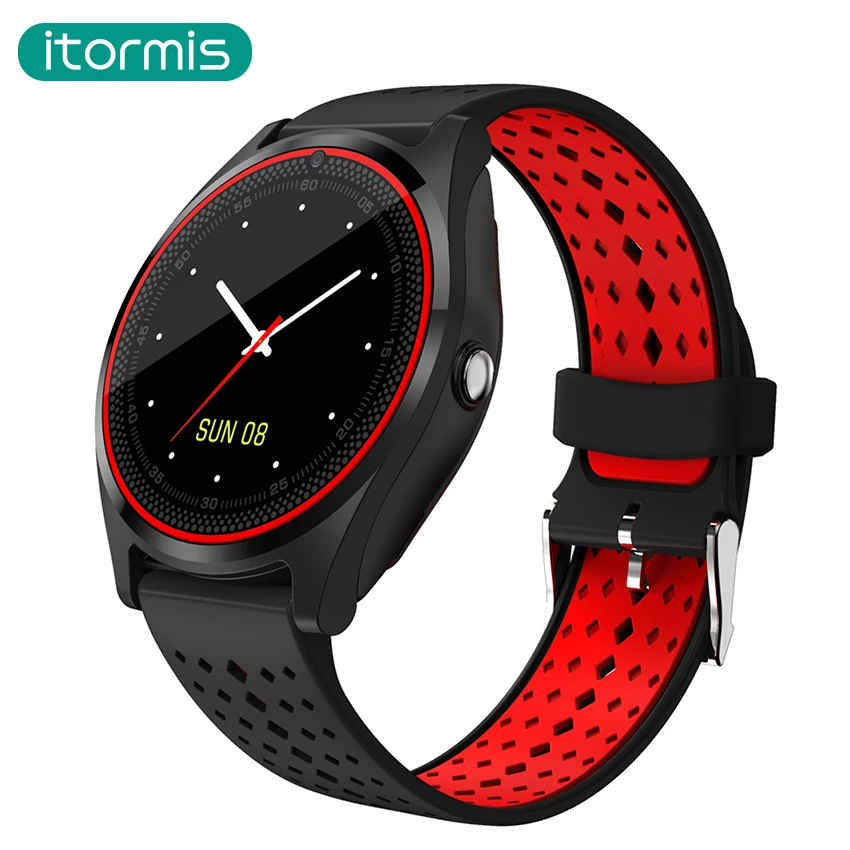 Itormis Bluetooth Smart часы телефон Smartwatch Спорт сим карты с Цвет Экран Камера BT сообщение
