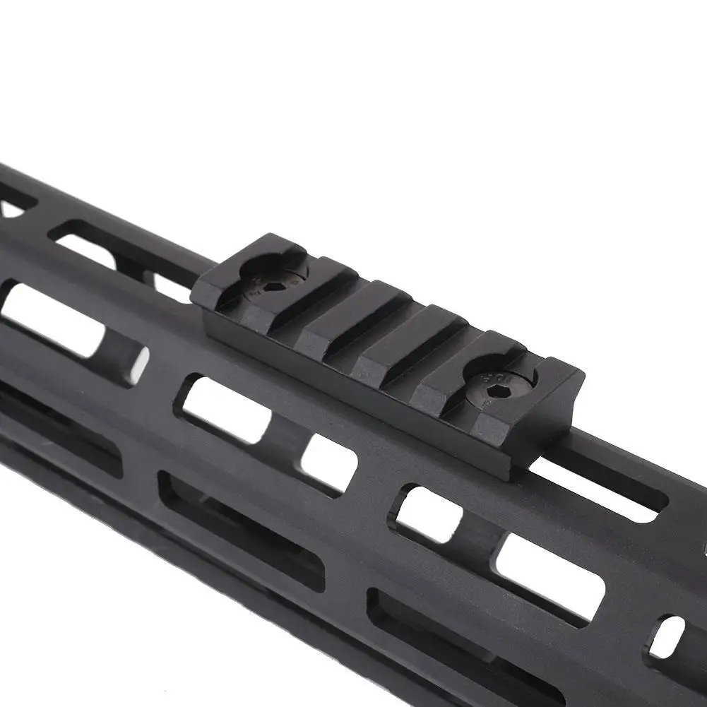 4 шт. полимерная направляющая набор секций нейлона M-Lok Rail Bar Weaver for Handguard | Спорт и