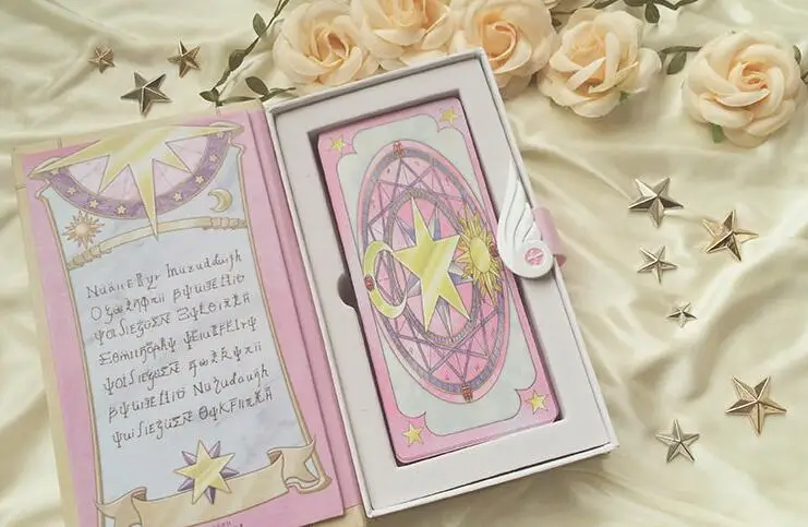 В наличии DIY Японские Аниме карты Таро 56 шт./компл. CardCaptor Сакура Клоу + волшебная