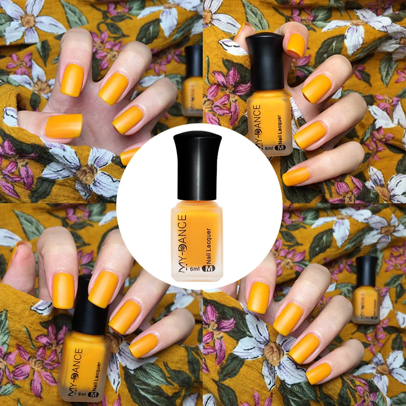 Matte Metalic Nail Polish Satin Velvet Manicure Nail Art Stamping Nail Polish Gel Bling Non-peelable Frosted TSLM1 - Цвет: 16