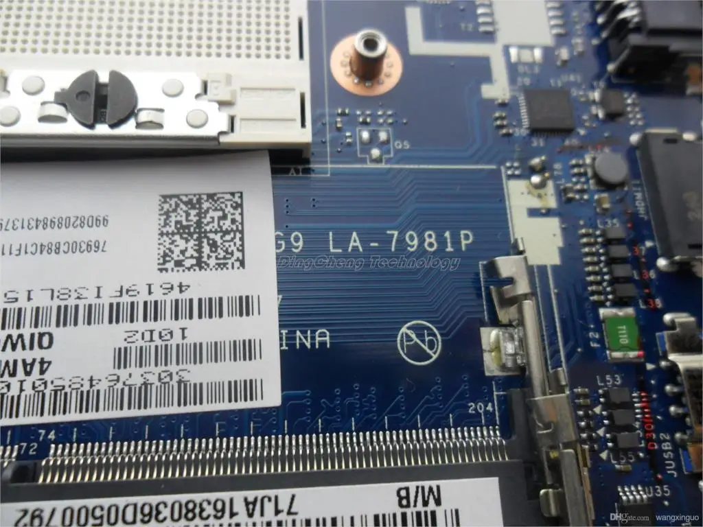 HOLYTIME материнская плата для ноутбука/материнская lenovo G480 QIWG5 LA 7981P HM76 GT635 2 Гб GPU DDR3