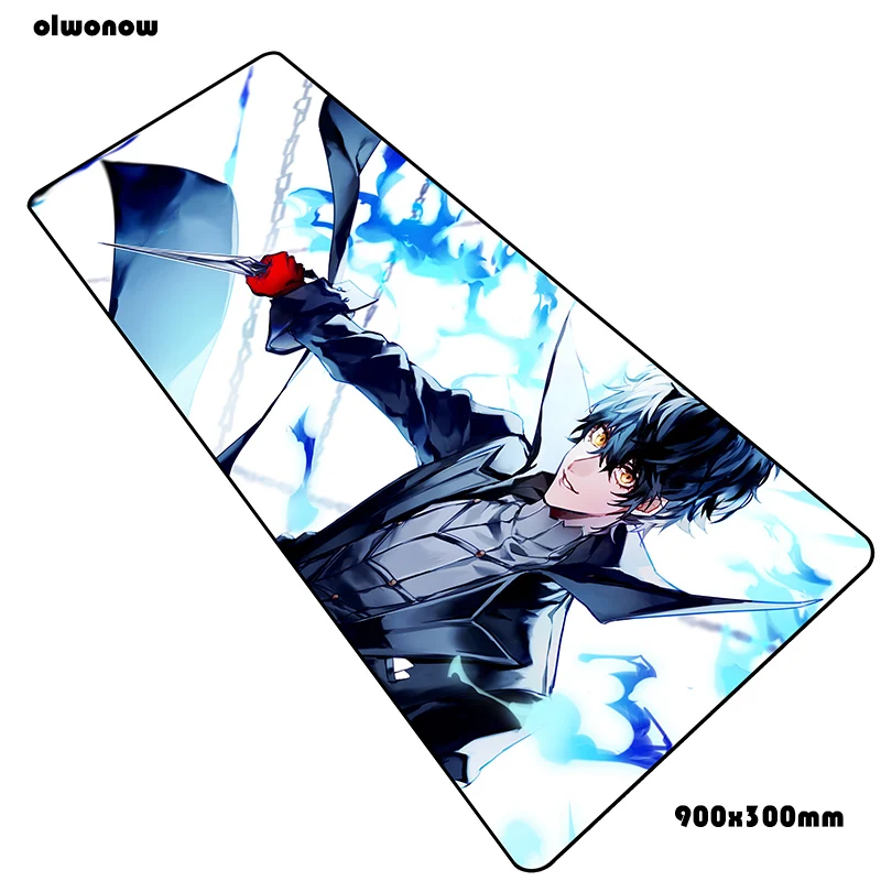 Size 900x300x3mm Persona 5 коврики 900x300x3 мм подставка для запястья игровой коврик для мыши большая клавиатура Коврик для мыши Аниме ноутбук аксессуары для геймеров коврик для мыши - Цвет: Size 900x300x3mm